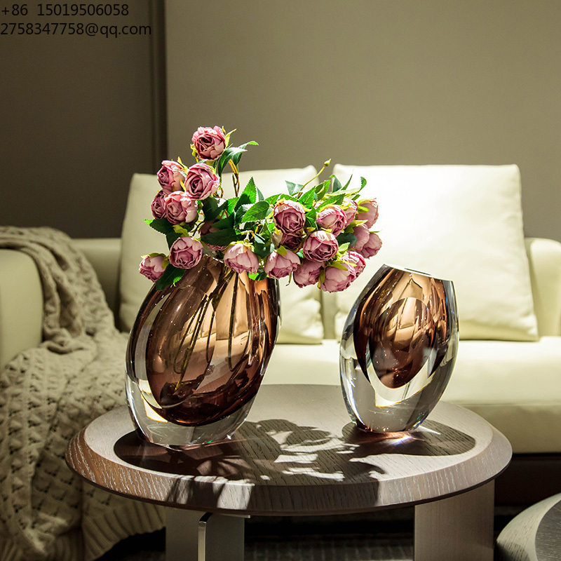 Vase Decor - 북유럽 스타일 창의적인 유리 화병 가정