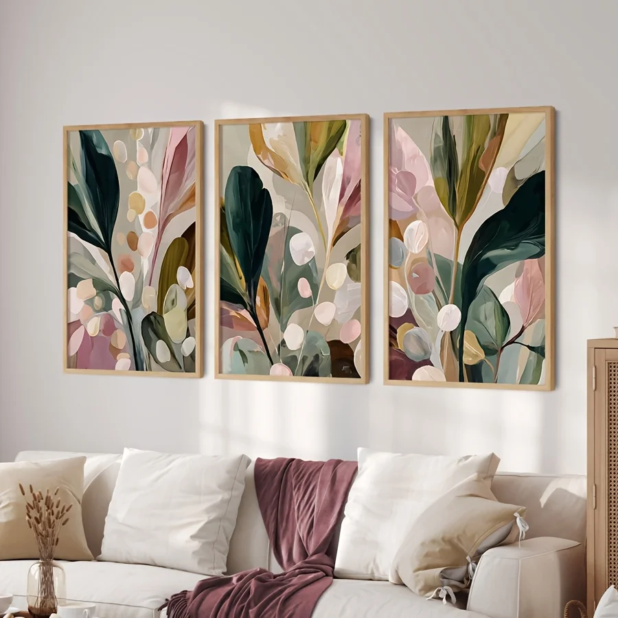 대형 사이즈, 3개 1세트, 보헤미안 스타일의 중성적인 - Abstract Canvas Set 리뷰 및 가격
