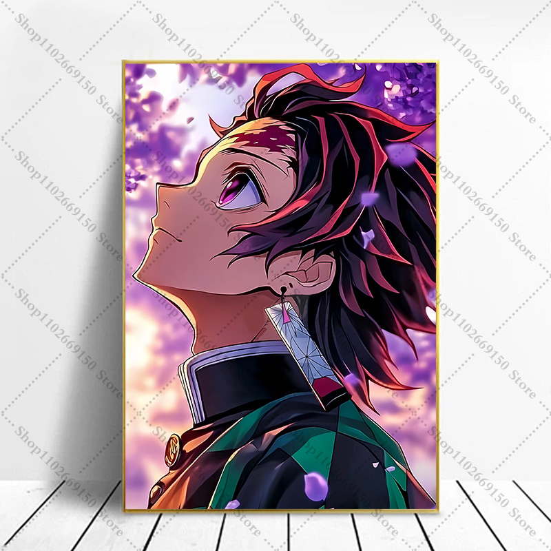 애니메이션 창의적인 그림 홈 데코 액세서리 데몬 슬레이 - Picture Frame 리뷰 및 가격
