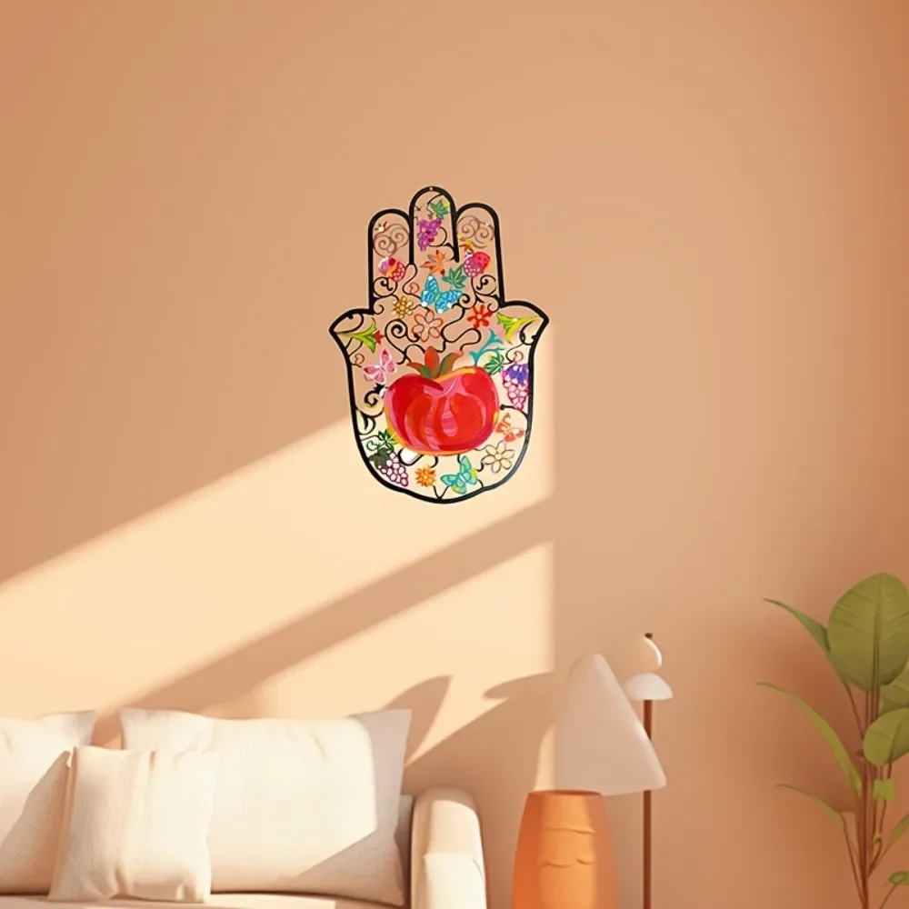 CIFBUY 함사 손 모양의 금속 벽 장식, 다채로운  - Wall Art 리뷰 및 가격