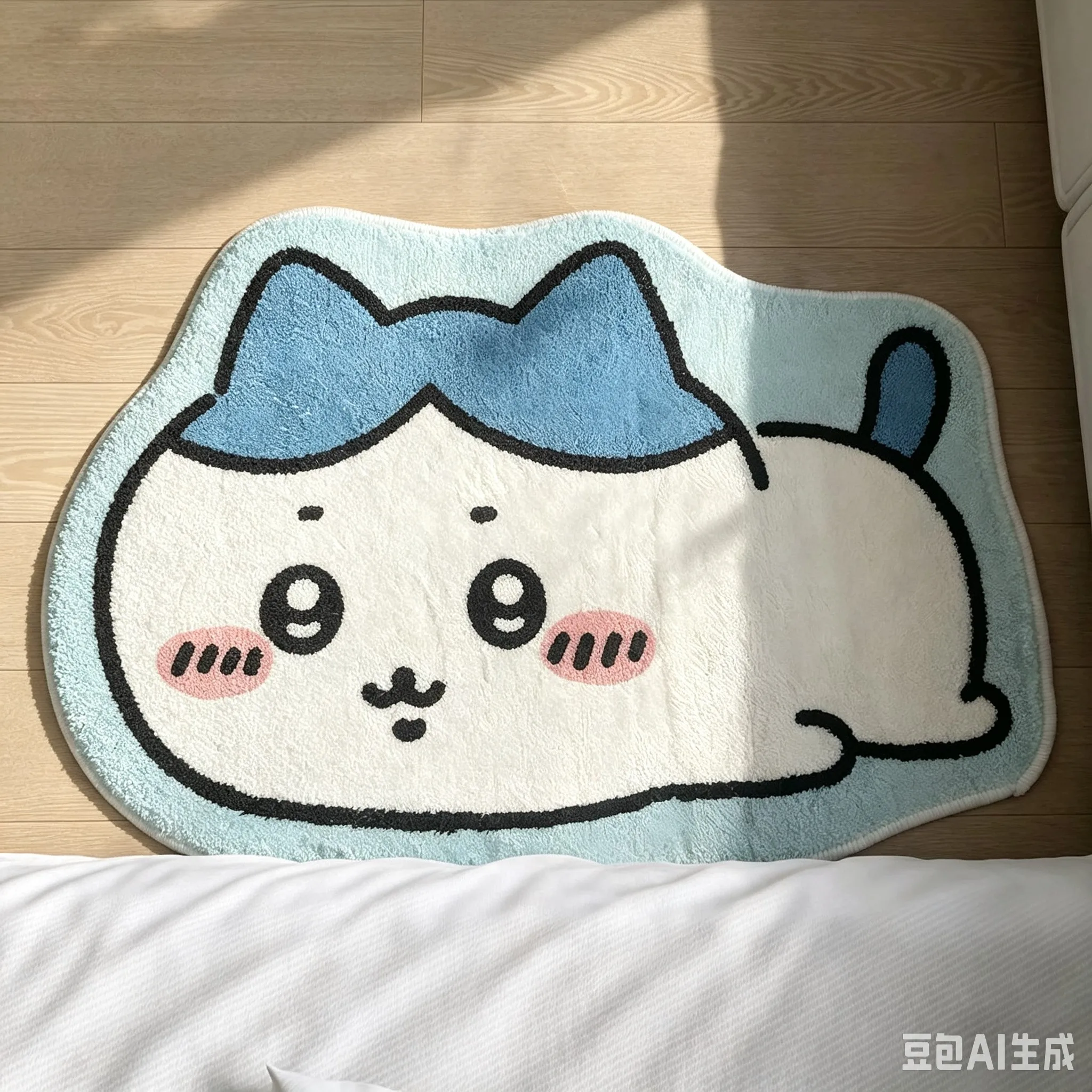 치이카와 만화 캐릭터 러그, 하치와레 우사기 인형, 바 - Interior Design Living Room 리뷰 및 가격