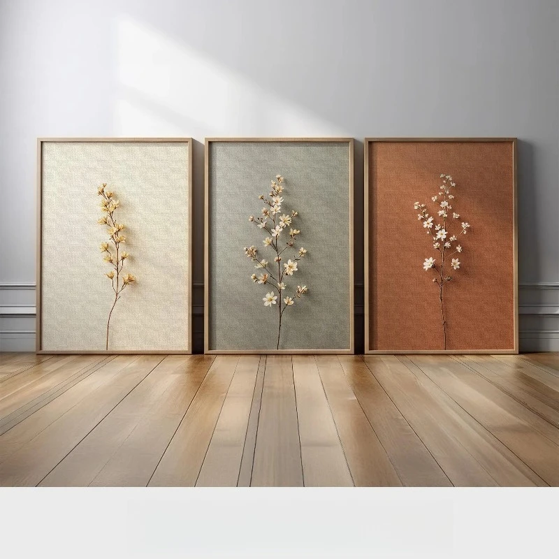 다양한 크기로 제공되는 프레임 없는 캔버스 그림 3점  - Abstract Canvas Set 리뷰 및 가격