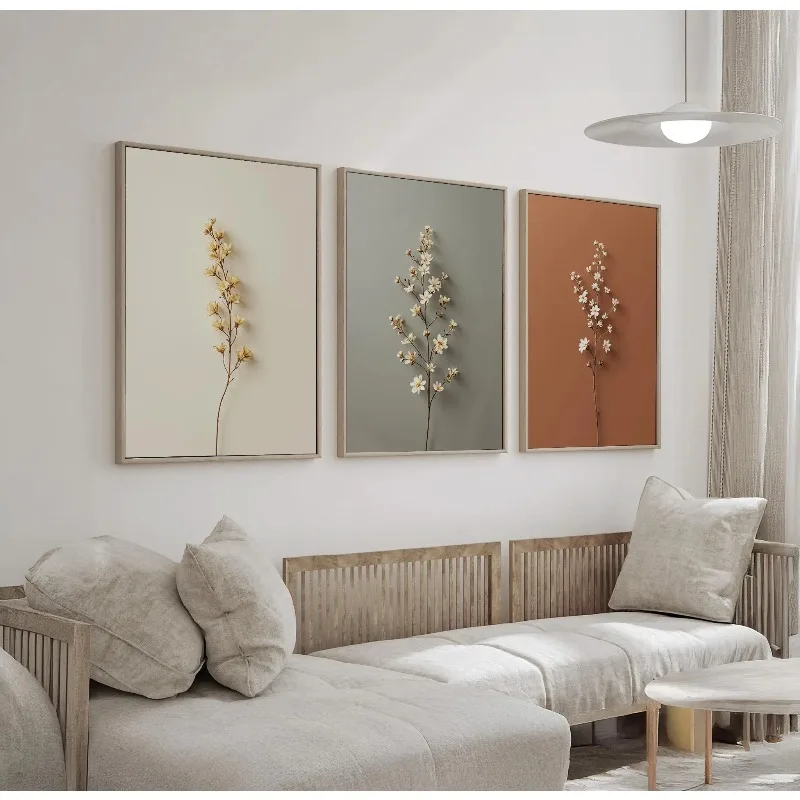 다양한 크기로 제공되는 프레임 없는 캔버스 그림 3점  - Abstract Canvas Set 리뷰 및 가격