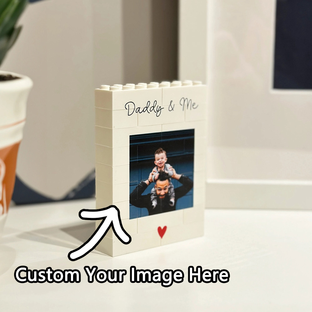 맞춤형 아빠와 나 블록 사진 선물, 아빠 또는 그를 위 - Picture Frame 리뷰 및 가격