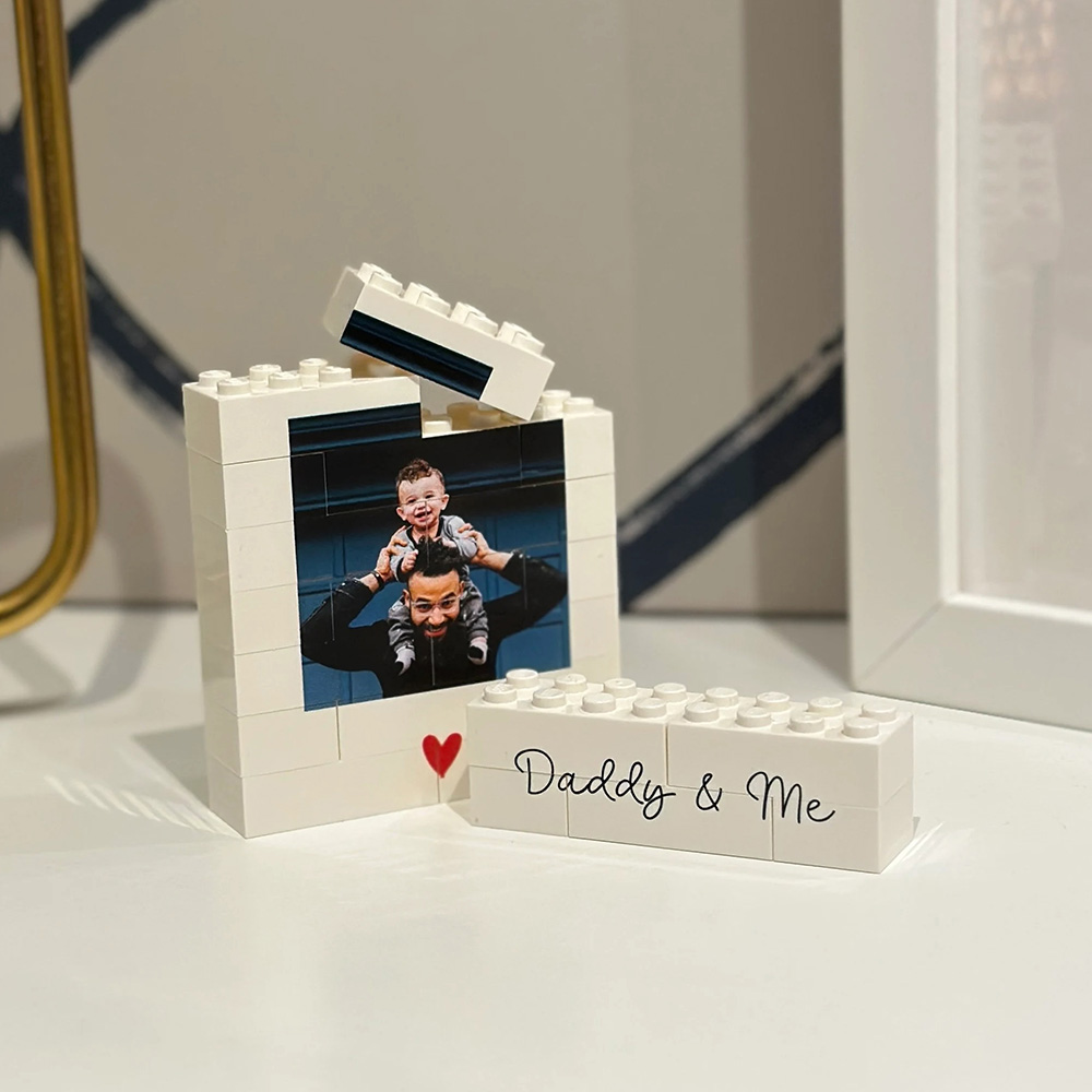 맞춤형 아빠와 나 블록 사진 선물, 아빠 또는 그를 위 - Picture Frame 리뷰 및 가격