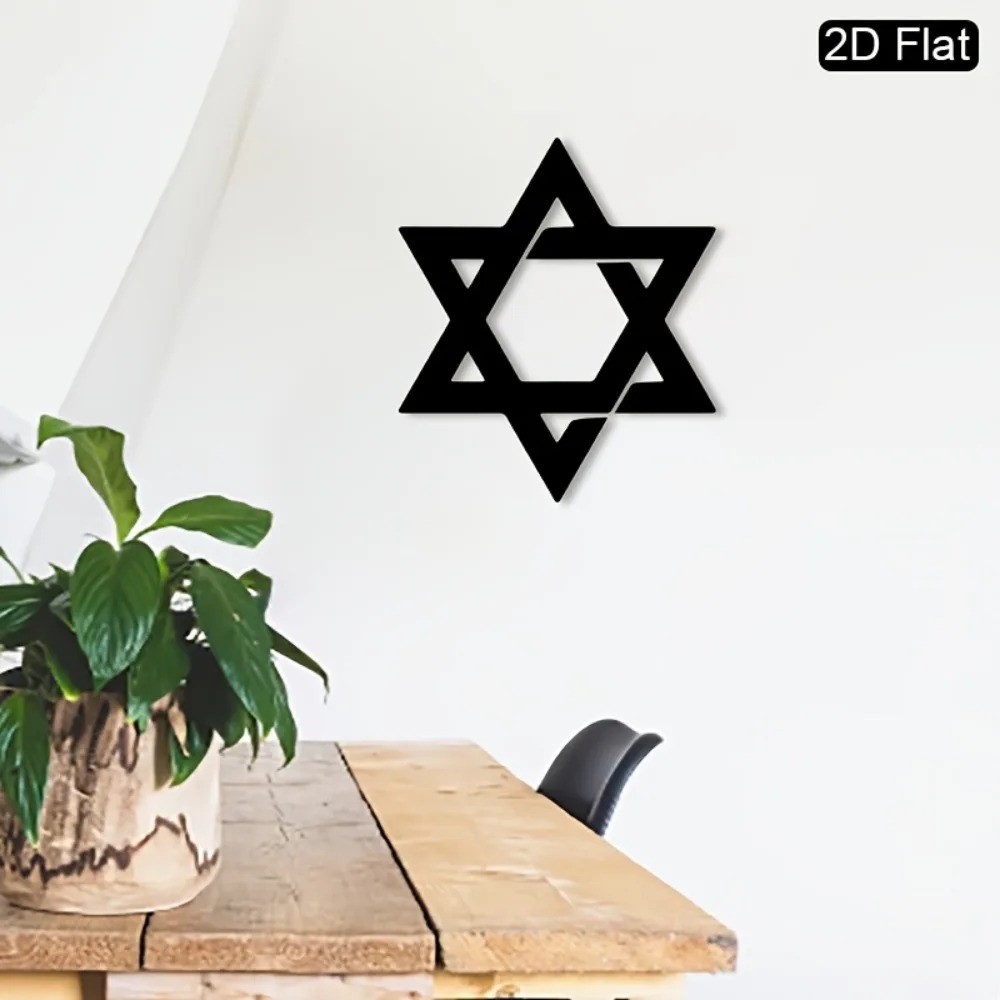 CIFBUY 철제 벽 장식 다윗의 별 금속 조각품 벽걸 - Wall Art 리뷰 및 가격