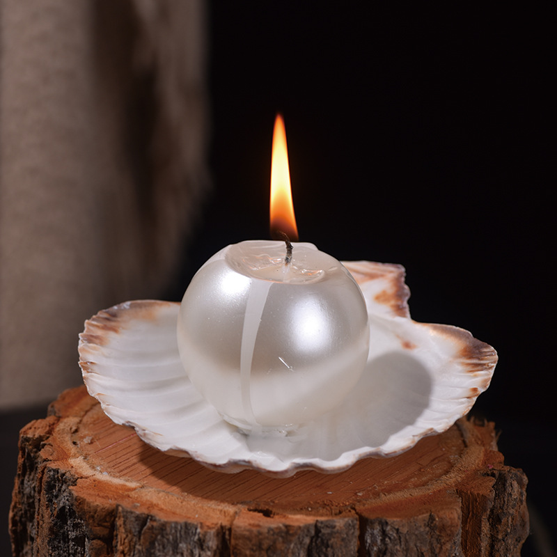 우아한 진주볼 캔들과 조개껍데기 홀더, 웨딩 센터피스  - Candle Holder Decor 리뷰 및 가격