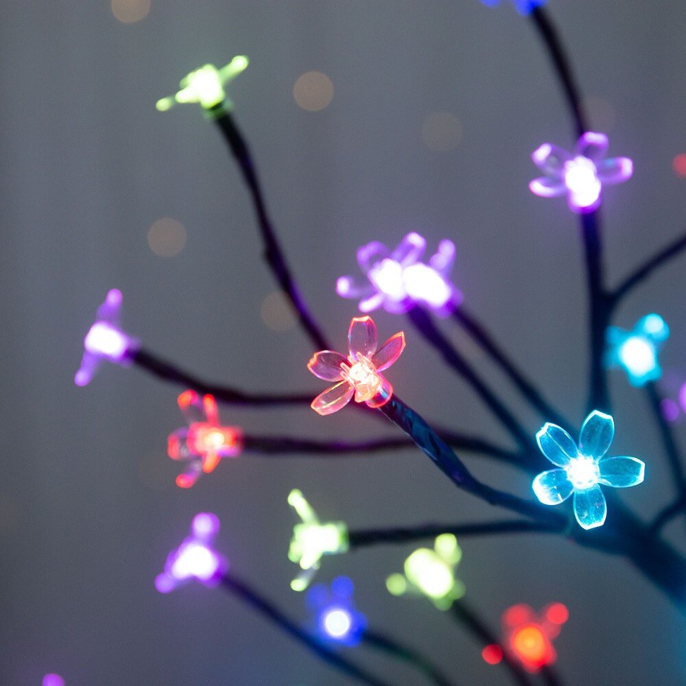 1/2PC 20LED 벚꽃 나무 가지 조명 실내외 홈  - Vase Decor 리뷰 및 가격